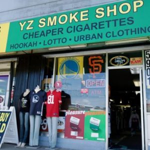 YZ Smoke Shop, 5901 Mission St, San Francisco, CA 94112, United States