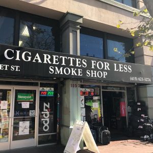 Cigarettes for Less, 1053 Market St, San Francisco, CA 94103, United States