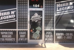 Herb N’ Legend Smoke Shop, 1920 N Zaragoza Rd #104, El Paso, TX 79938, United States