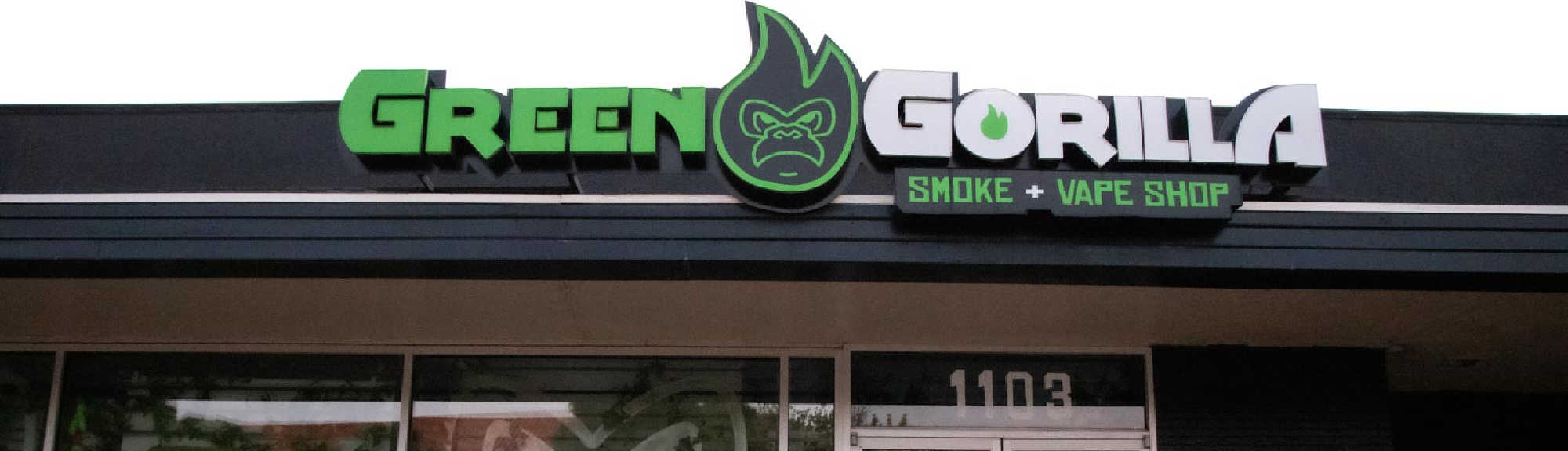 image of green gorilla smoke & vape shop