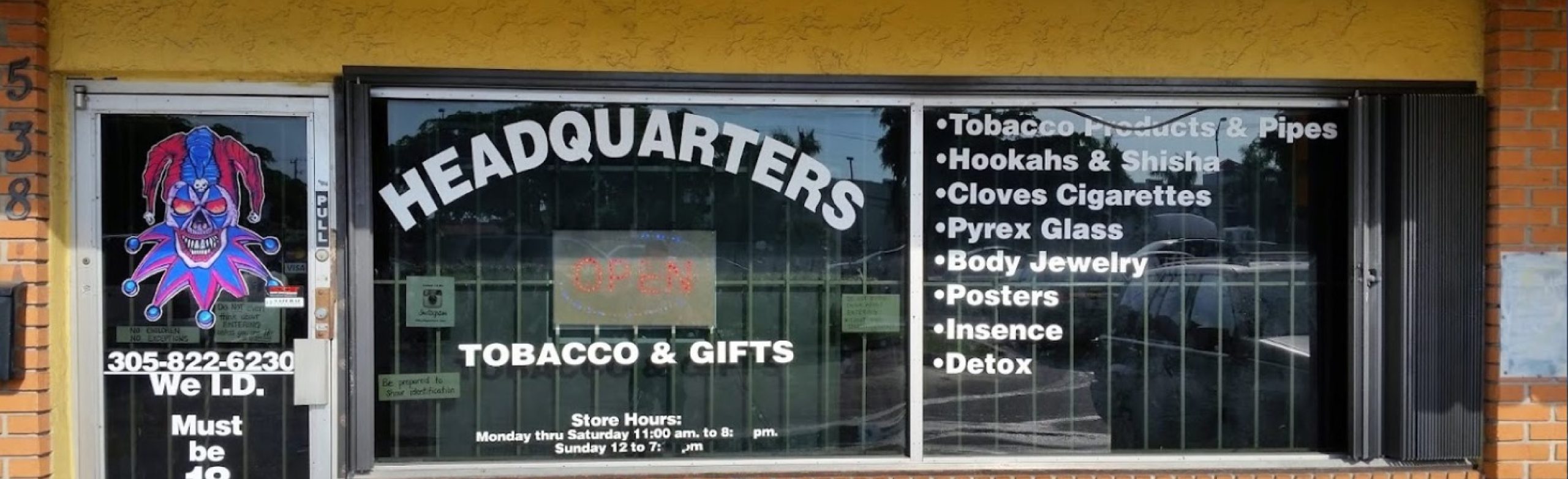image of headquarters tobacco & gifts in hialeah fl